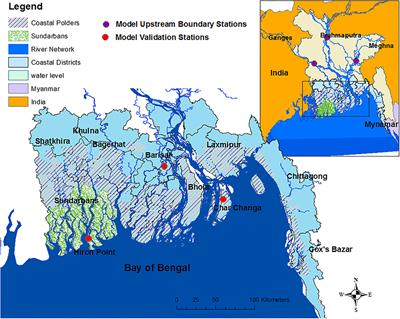 Development of Storm Surge Inundation Model and Database for Enhanced Climate Services in Bangladesh
